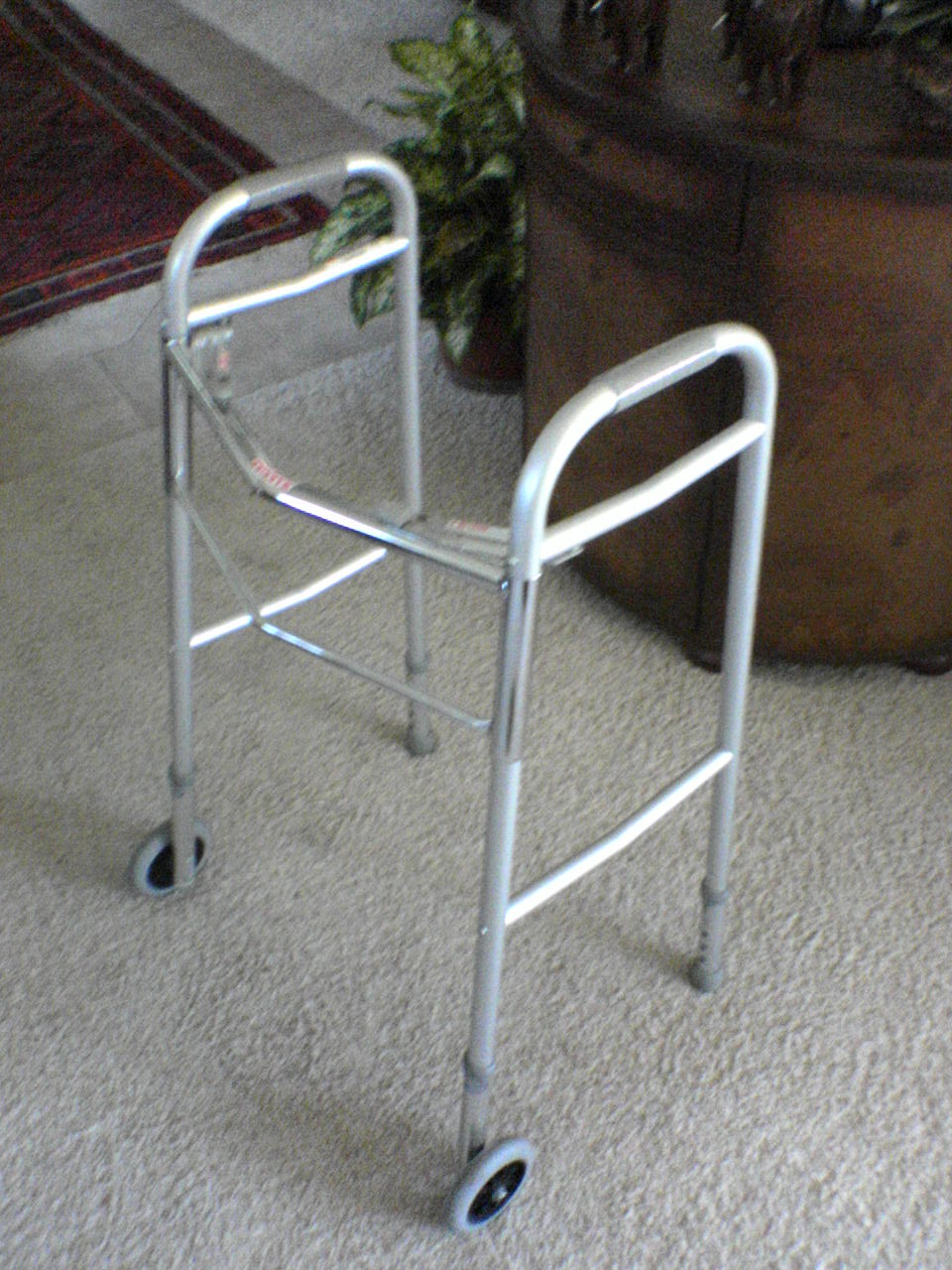Walking frame used for balance support